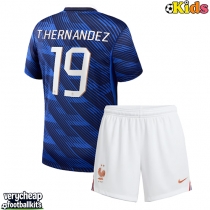 France Theo Hernandez #19 Replica Home Minikit World Cup 2026 Short Sleeve (+ pants)